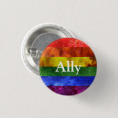 Nebula Pride Badge Ally Button (Vorne & Hinten)