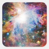Nebula Quadratischer Aufkleber (Vorderseite)