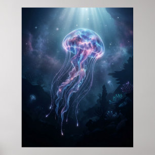 Nebula Qualle Kosmischer Ozean Poster