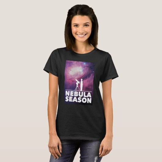 Nebula Saison Woman's T - Shirt Black (Vorne ganz)