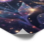 Nebula Schmetterling Kosmische Flügel Poster (Ecke)