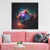 Nebula, Space Canvas Print Leinwanddruck (Insitu (Wohnzimmer))