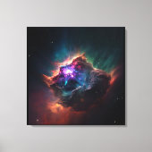 Nebula, Space Canvas Print Leinwanddruck (Vorderseite)