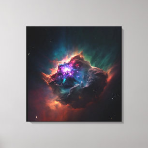 Nebula, Space Canvas Print Leinwanddruck