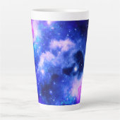 "Nebula Stars" - Eine Atemberaubende digitale Kuns Milchtasse (Vorderseite)