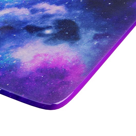 "Nebula Stars" - Eine Atemberaubende digitale Kuns Schneidebrett (Ecke)