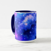 "Nebula Stars" - Eine Atemberaubende digitale Kuns Tasse (Vorderseite Links)