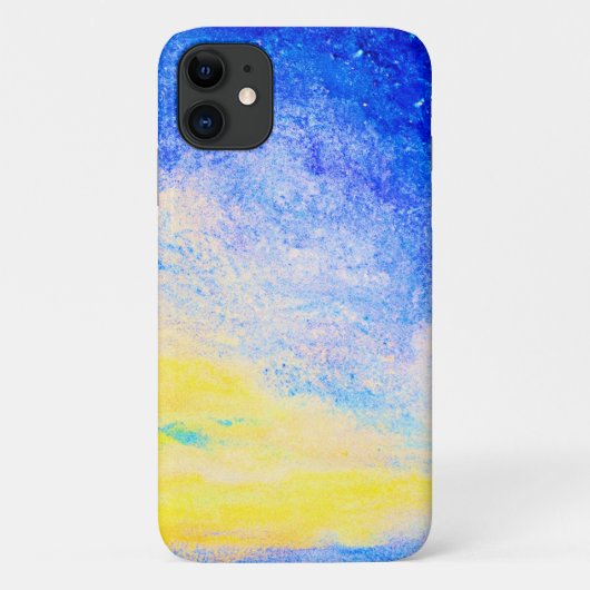 Nebula Sterne Blau, Gelb und Milchweiß. Jetzt kauf Case-Mate iPhone Hülle (Rückseite)