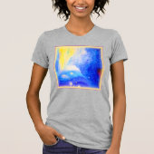 Nebula Sterne Blau, Gelb und Milchweiß. Jetzt kauf T-Shirt (Vorderseite)