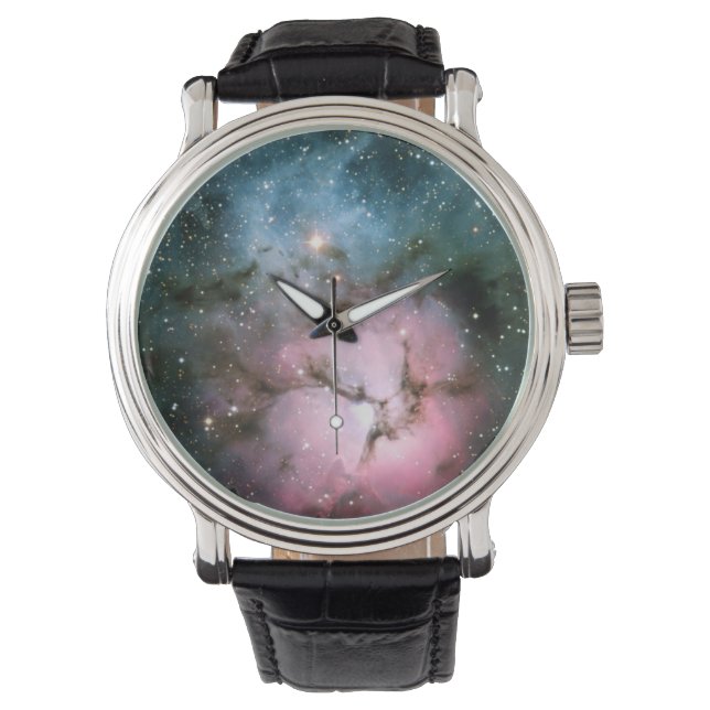 Nebula-Sterne-Galaxie-Hipster weckt coolen Naturra Armbanduhr (Vorderseite)