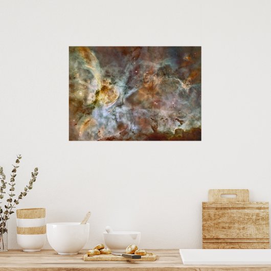 Nebula-Sterne-Galaxie-Hipster weckt coolen Naturra Poster (Küche)