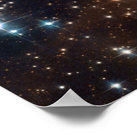 Nebula-Sterne-Galaxie-Hipster weckt coolen Naturra Poster (Ecke)