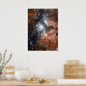 Nebula-Sterne-Galaxie-Hipster weckt coolen Naturra Poster (Küche)