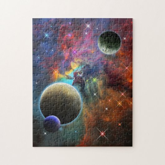 Nebula und Planeten Puzzle (Vertikal)