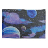 Nebula und Planets Space Pillowcase Kissenbezug (Rückseite)
