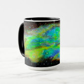 Nebula und Space Dust Coffee Tasse (Vorderseite Links)