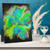 Nebula und Stardust kosmische Raumszene Fotoplatte (Seite)