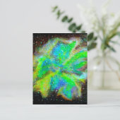 Nebula und Stardust kosmische Raumszene Postkarte (Stehend Vorderseite)