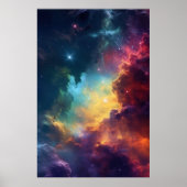 Nebulae Overture: Planetäre Tapestry Poster (Vorne)