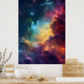 Nebulae Overture: Planetäre Tapestry Poster (Küche)