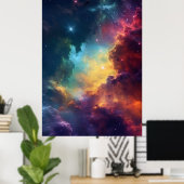 Nebulae Overture: Planetäre Tapestry Poster (Heimbüro)