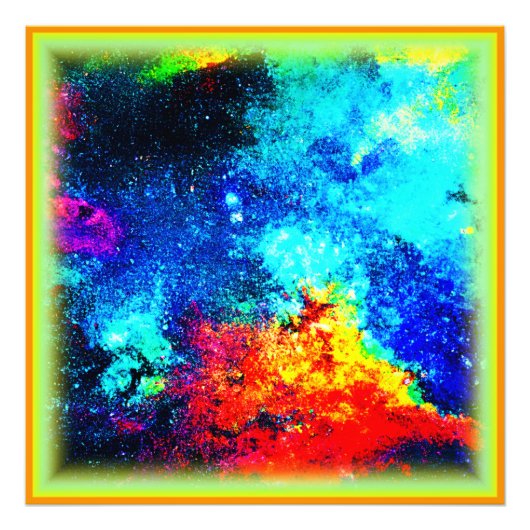 Nebulae's Regenbogen der Farben. Jetzt kaufen Fotodruck (Vorne)