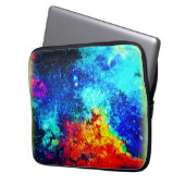 Nebulae's Regenbogen der Farben. Jetzt kaufen Laptopschutzhülle (Vorderseite Links)