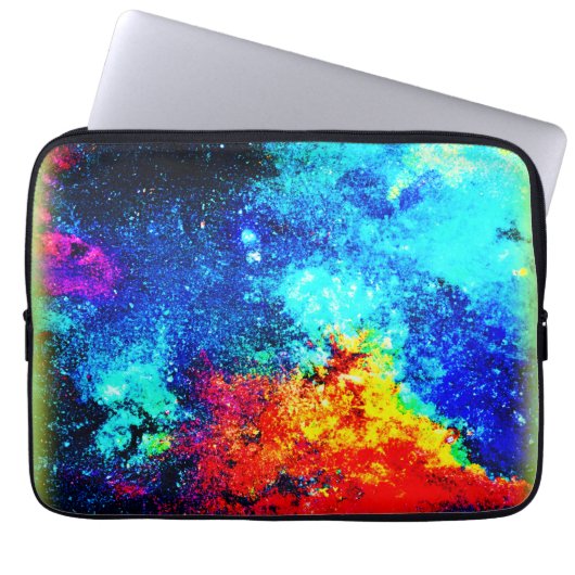 Nebulae's Regenbogen der Farben. Jetzt kaufen Laptopschutzhülle (Vorderseite)