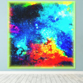 Nebulae's Regenbogen der Farben. Jetzt kaufen Leinwanddruck (Insitu (Holzboden))