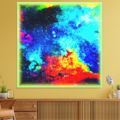 Nebulae's Regenbogen der Farben. Jetzt kaufen Leinwanddruck (Insitu (Wohnzimmer))