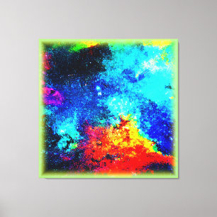 Nebulae's Regenbogen der Farben. Jetzt kaufen Leinwanddruck