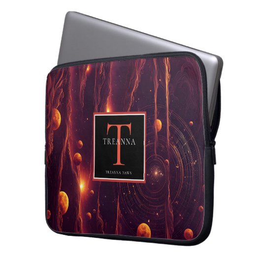 Nebular Veil Laptopschutzhülle (Vorderseite Links)