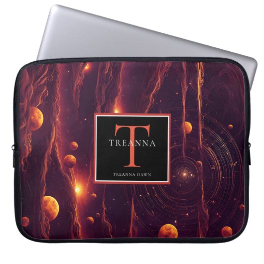 Nebular Veil Laptopschutzhülle (Vorderseite)