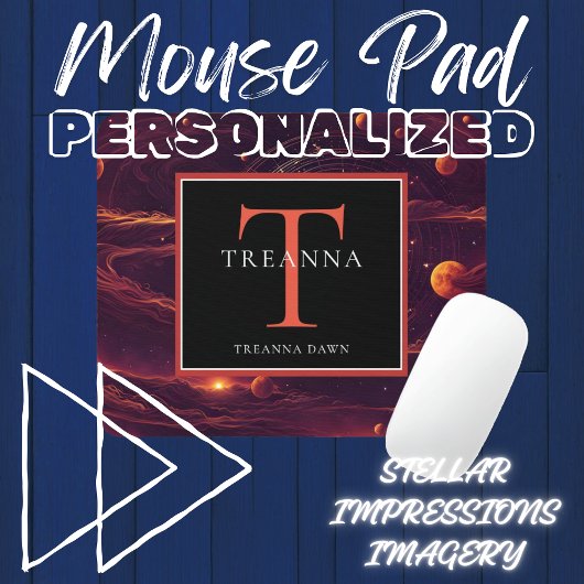 Nebular Veil Mousepad