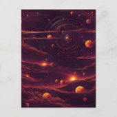 Nebular Veil Postkarte (Vorderseite)