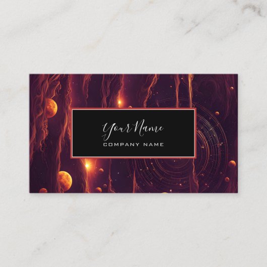 Nebular Veil Visitenkarte (Vorderseite)