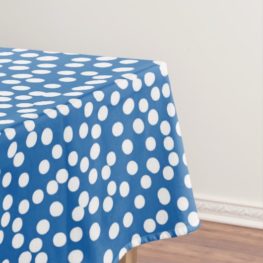 Nebulas Blau mit Schnee-Dots-Tablette Tischdecke (Beispiel)