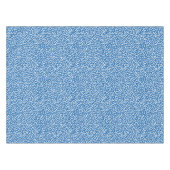 Nebulas Blau mit weißem Schnee-Punkte Tablette Tischdecke (Vorderseite (Horizontal))