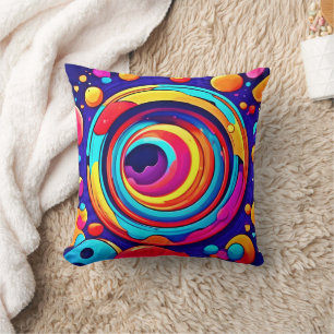 Nebulas farbenfrohe kosmische Vortex Art Kissen