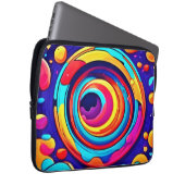 Nebulas farbenfrohe kosmische Vortex Art Laptopschutzhülle (Vorne Rechts)