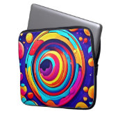 Nebulas farbenfrohe kosmische Vortex Art Laptopschutzhülle (Vorderseite Links)