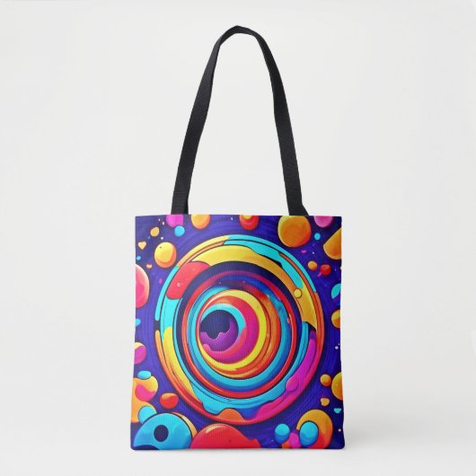 Nebulas farbenfrohe kosmische Vortex Art Tasche (Vorderseite)