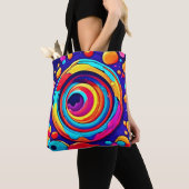 Nebulas farbenfrohe kosmische Vortex Art Tasche (Von Nahem)