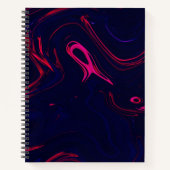 Nebulas Himmelsballett Eine Wasserfarbe. Spiral Notizblock (Vorderseite)