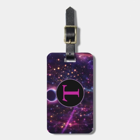 Nebuloria Lullaby Gepäckanhänger (Vorderseite vertikal)