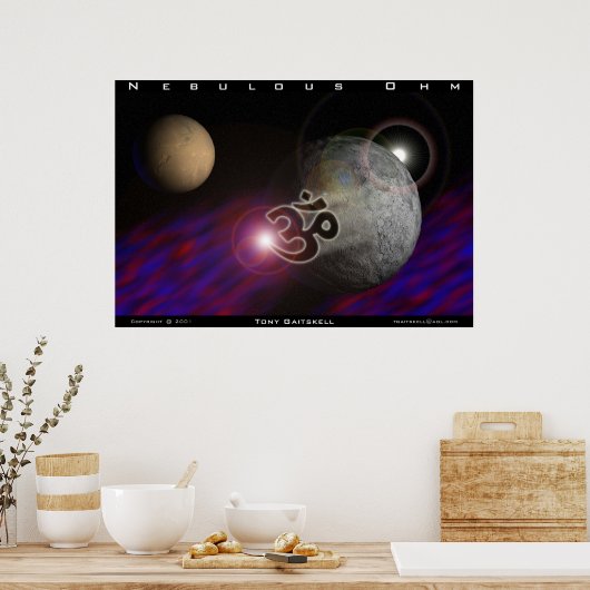 Nebulous Ohm Poster (Küche)