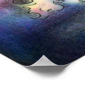 Nebuly: Einhorn und Dragon Großdruck Poster (Ecke)