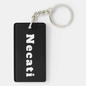 Necati Schlüsselanhänger (Rückseite)