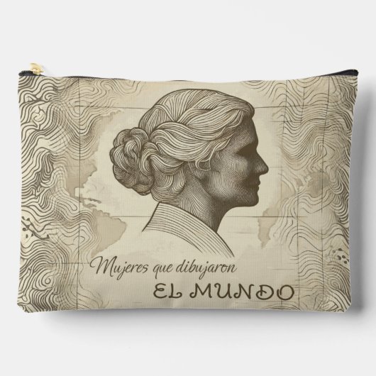 Neceser Mujeres que dibujaron el mundo Zubehörtasche (Vorderseite)