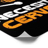 Necesito Cerveza Funny Mexican Cinco De Ma Poster (Ecke)